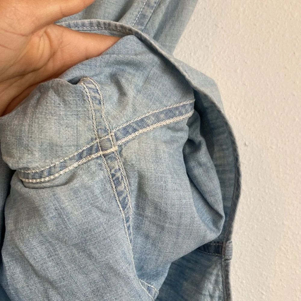 J. Crew Organic Cotton‎ Chambray Shirt - Picture 7 of 11